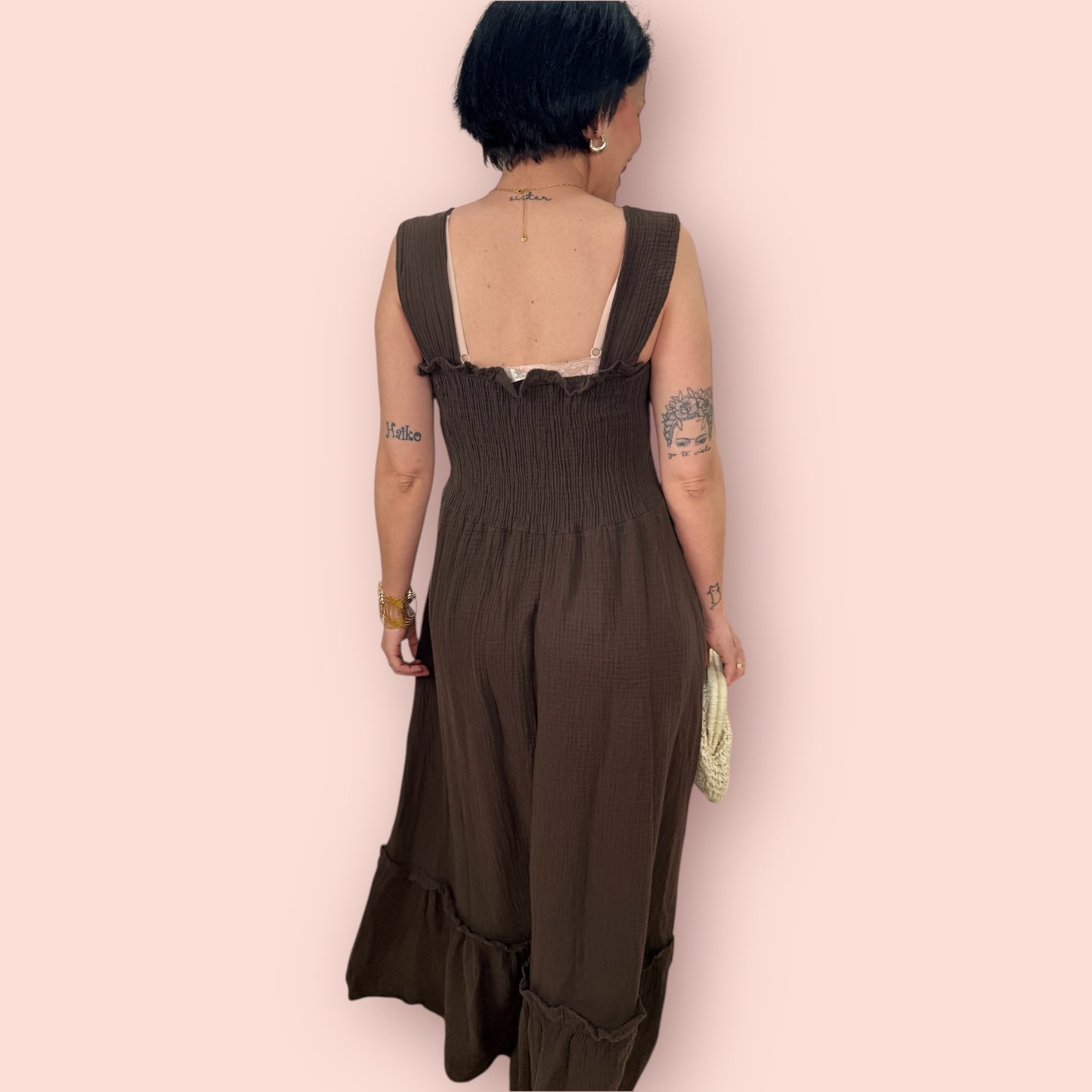 Vestido chocolate Teresa