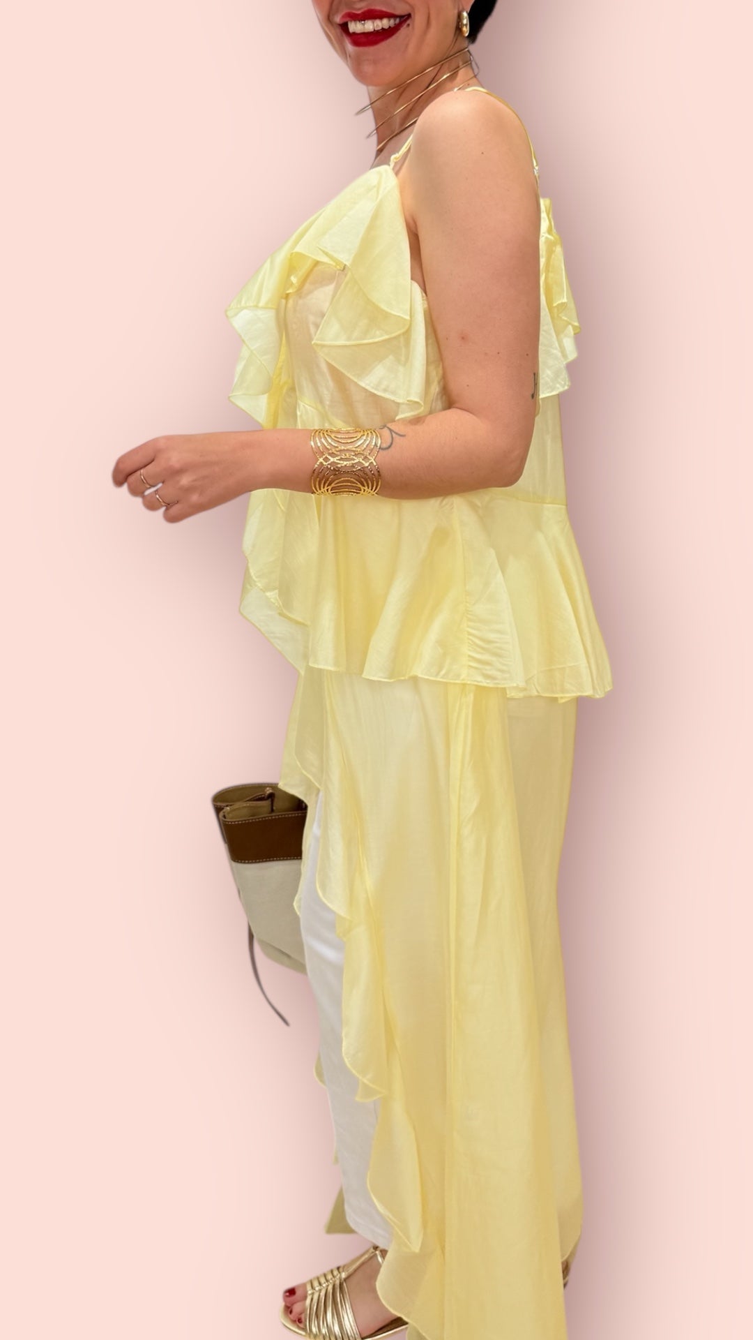 Top Volantes amarillo