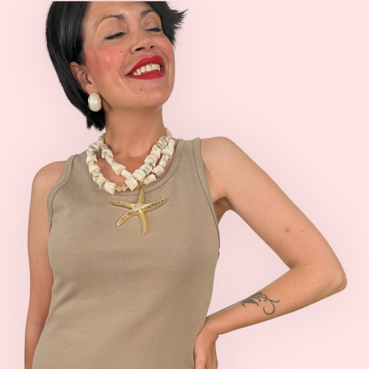 Pendientes Nácar detalle