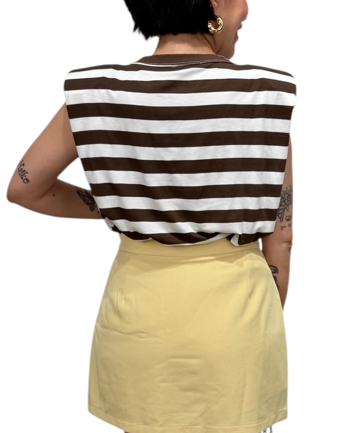 Falda pantalón style amarilla