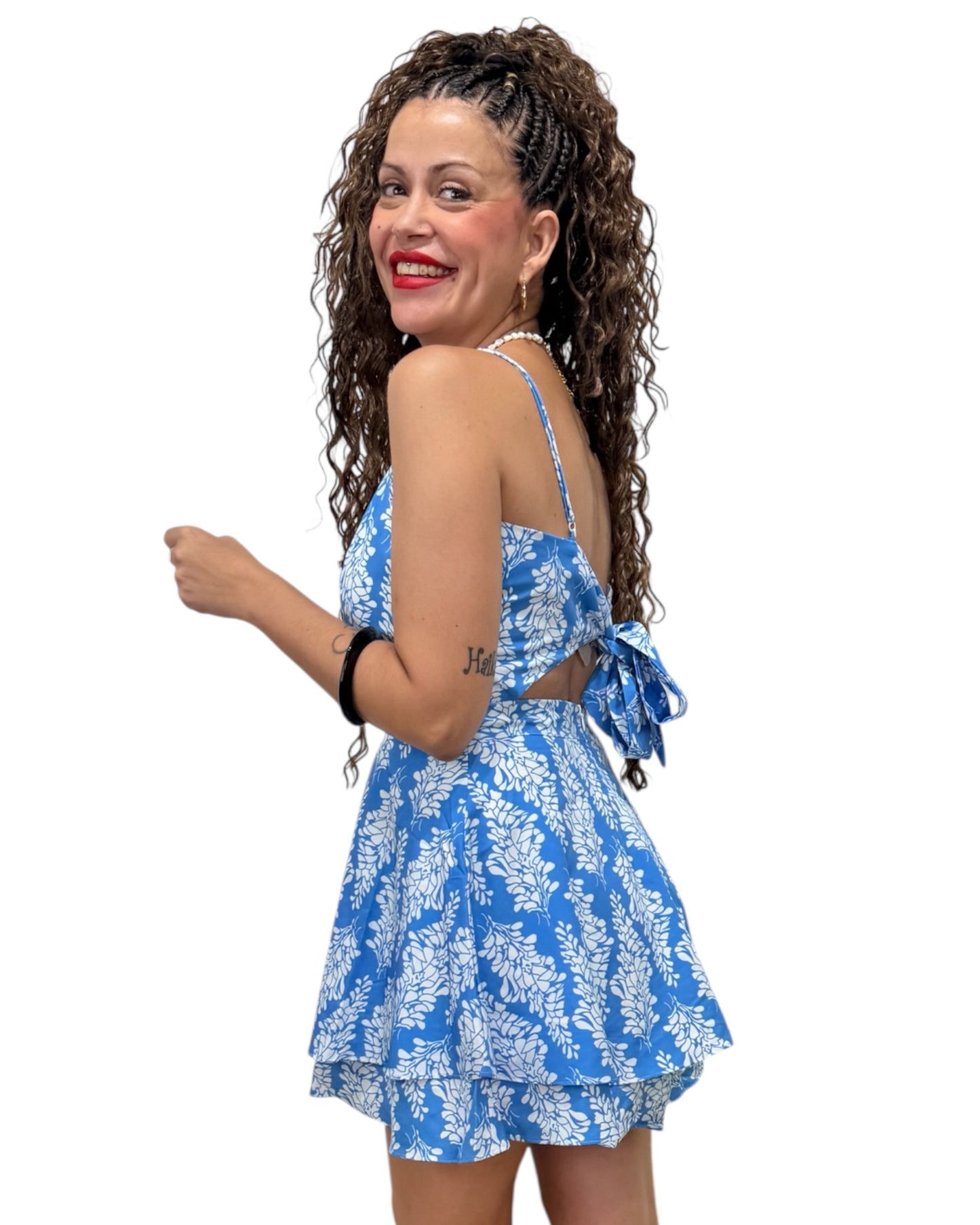 Vestido - mono azul