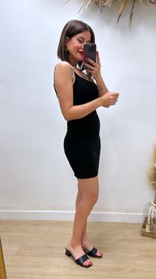 Vestido tirantes en negro