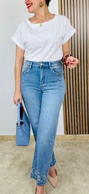 Jeans flowers