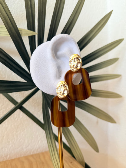 Pendientes combi camel