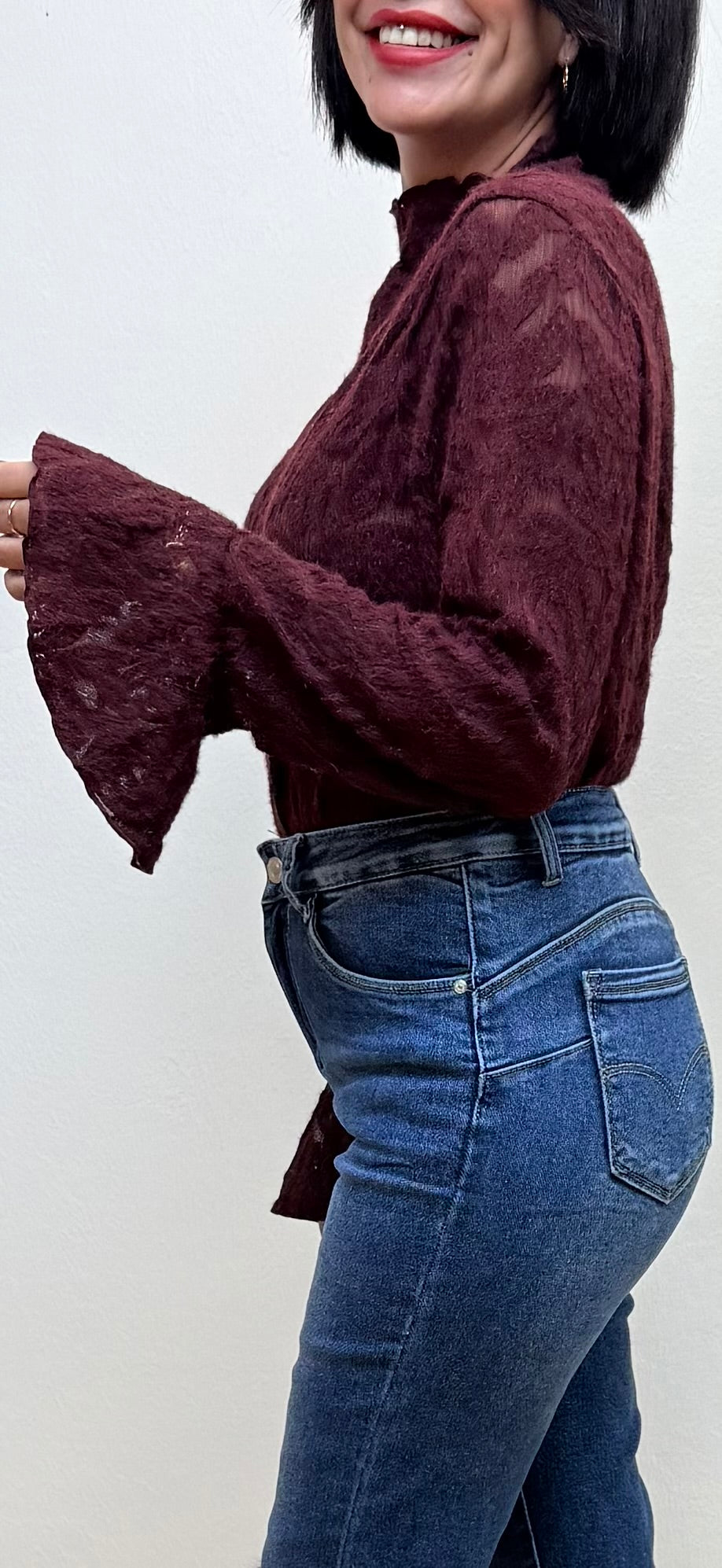 Jeans faja reductora azul