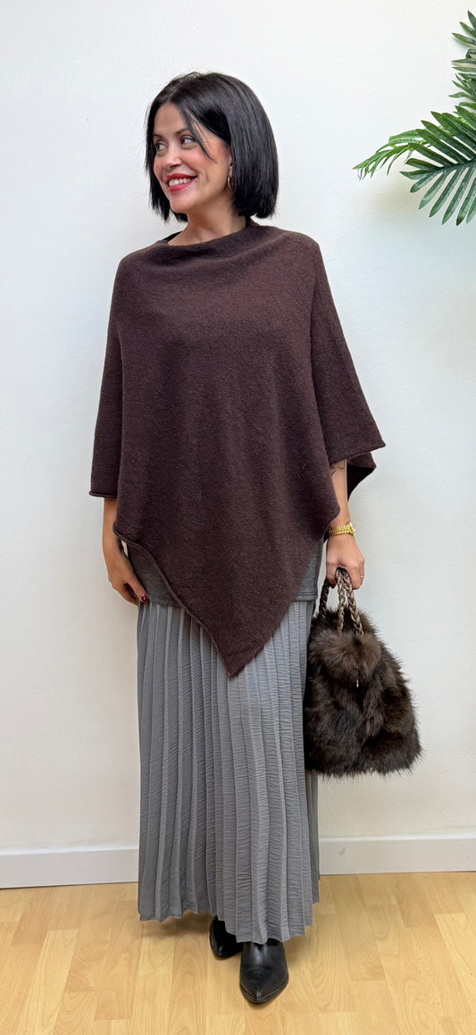 Capa de punto chocolate