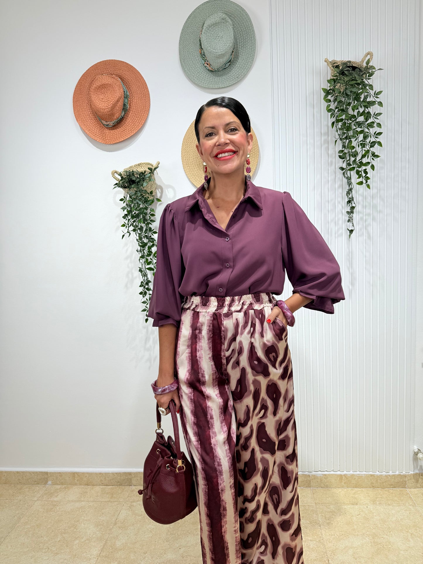 Blusa morada Lady
