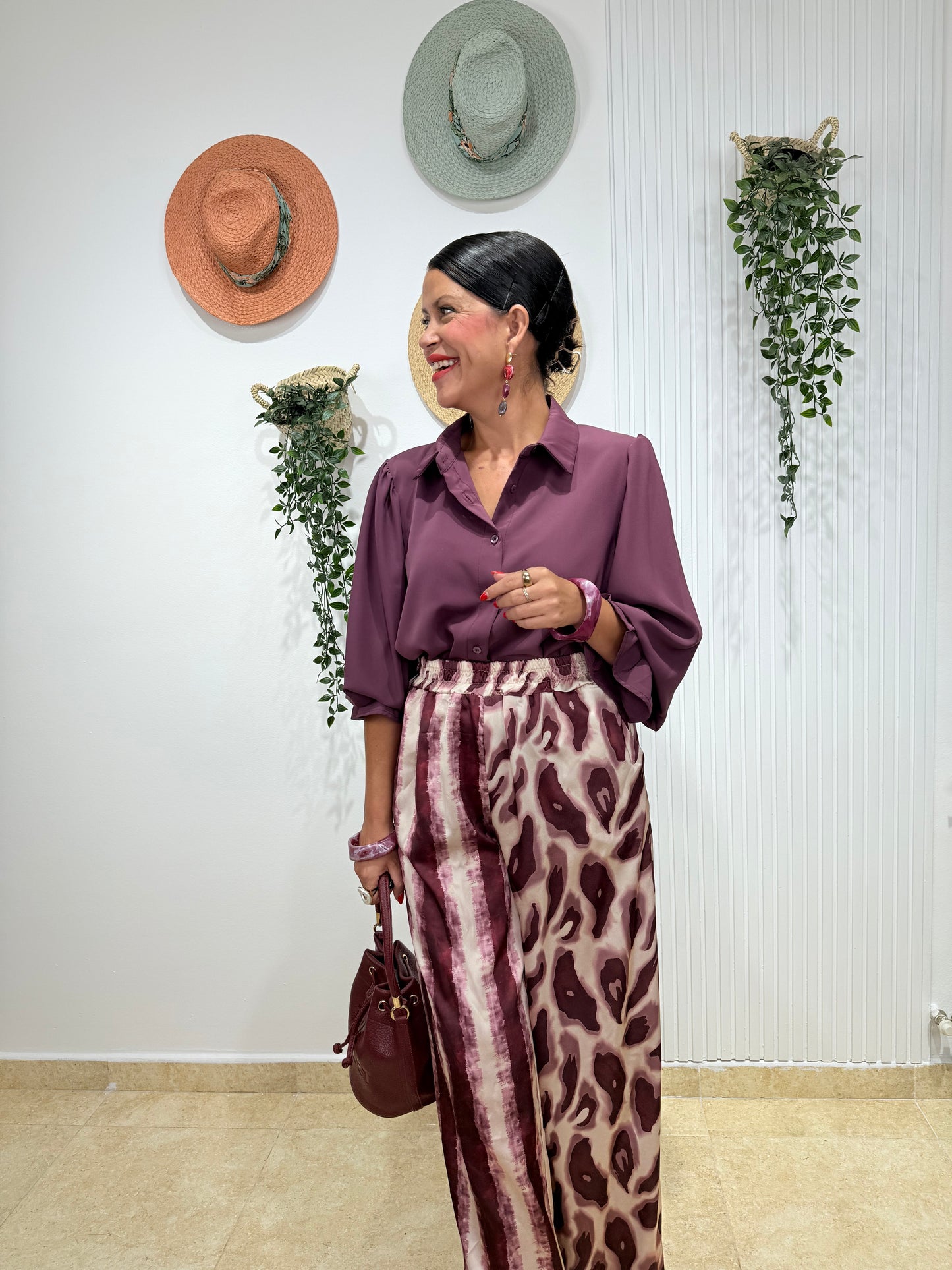 Blusa morada Lady