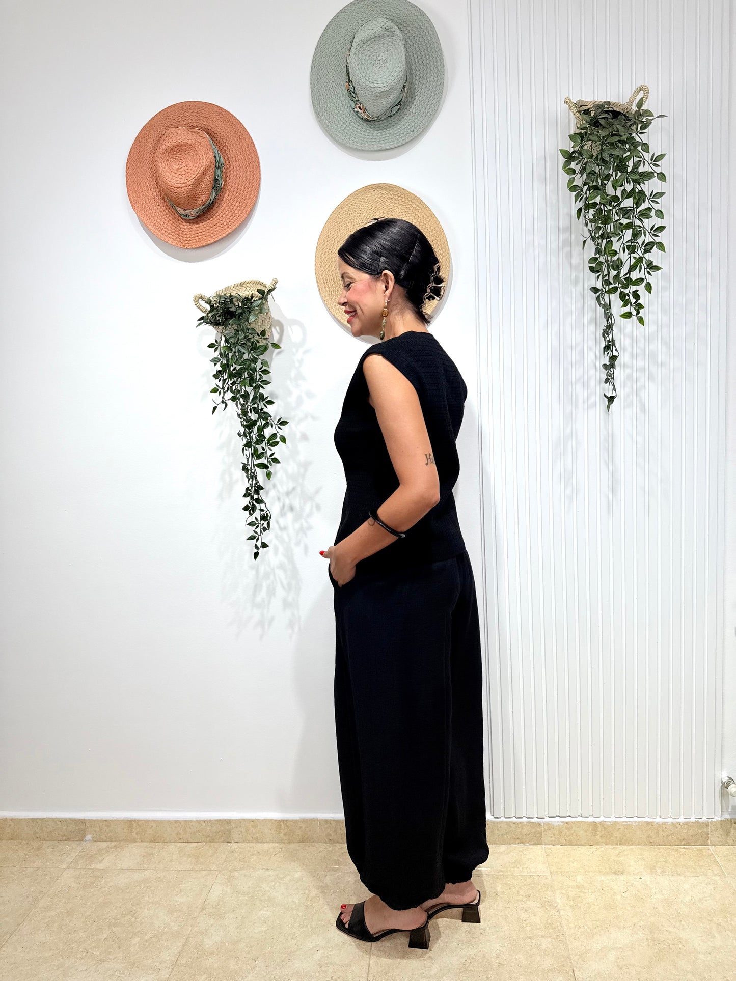 Pantalón Aladin negro