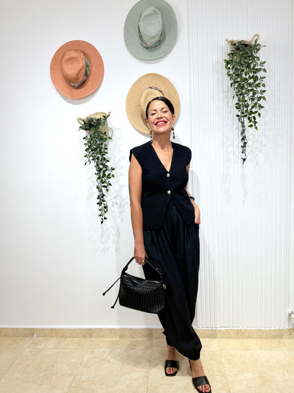 Chaleco negro Rocio