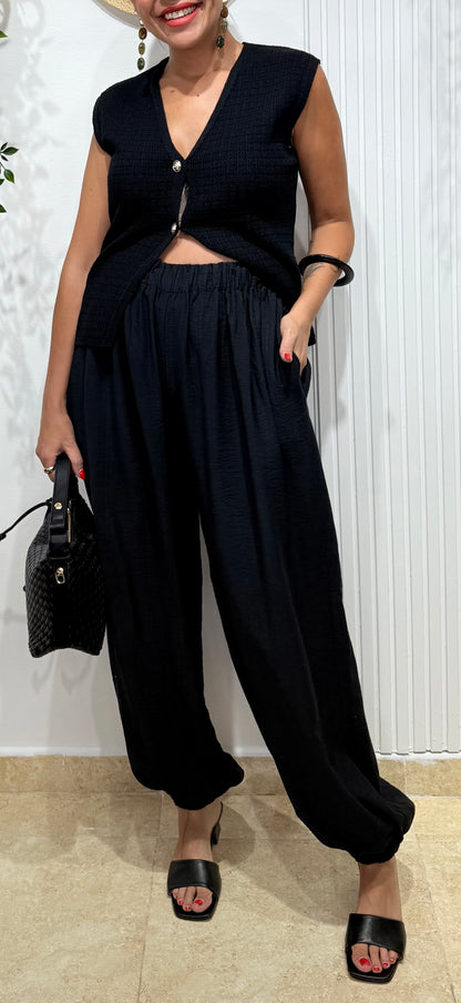 Pantalón Aladin negro
