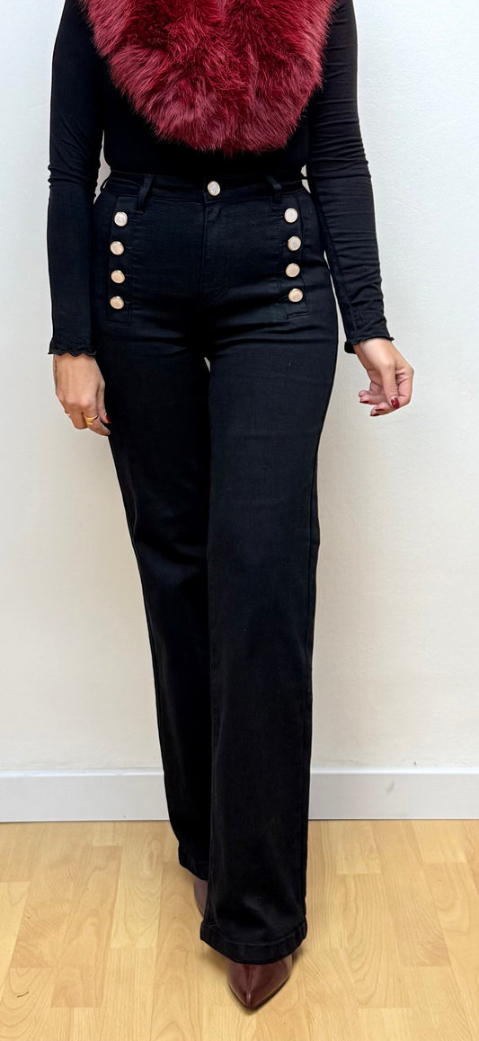 Jeans Botones negros Kelly