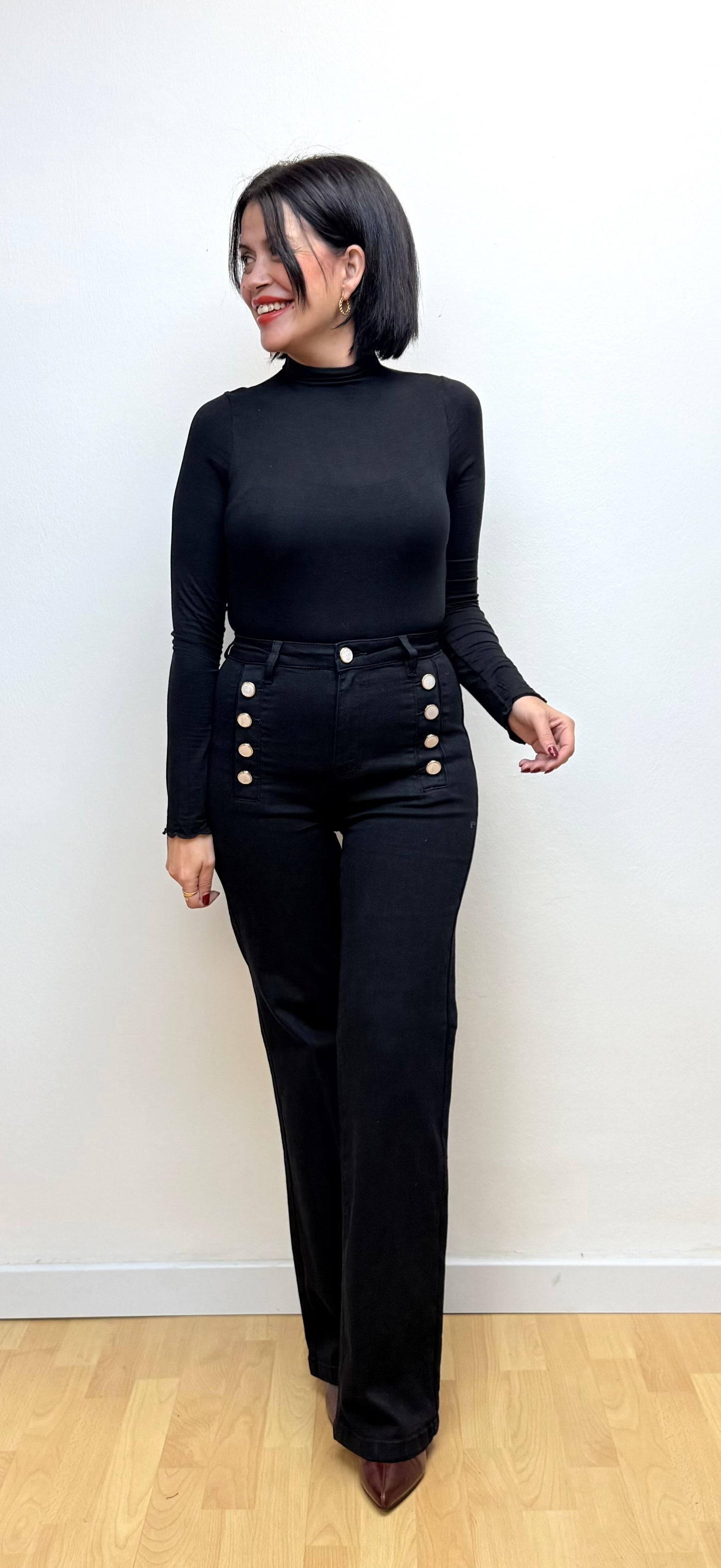 Jeans Botones negros Kelly