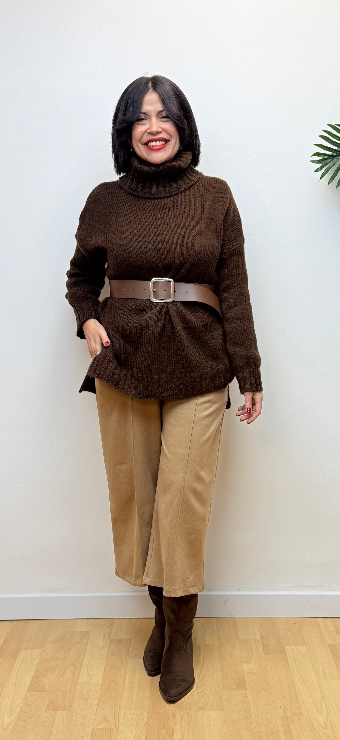 Bermudas camel aterciopelas Mar