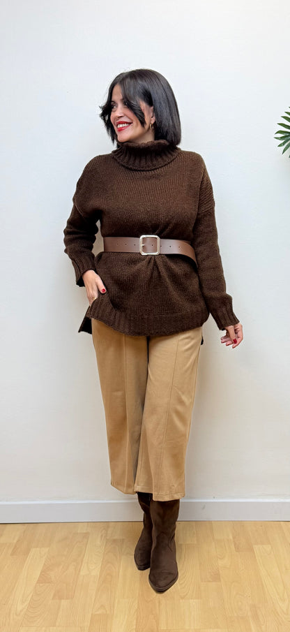 Bermudas camel aterciopelas Mar