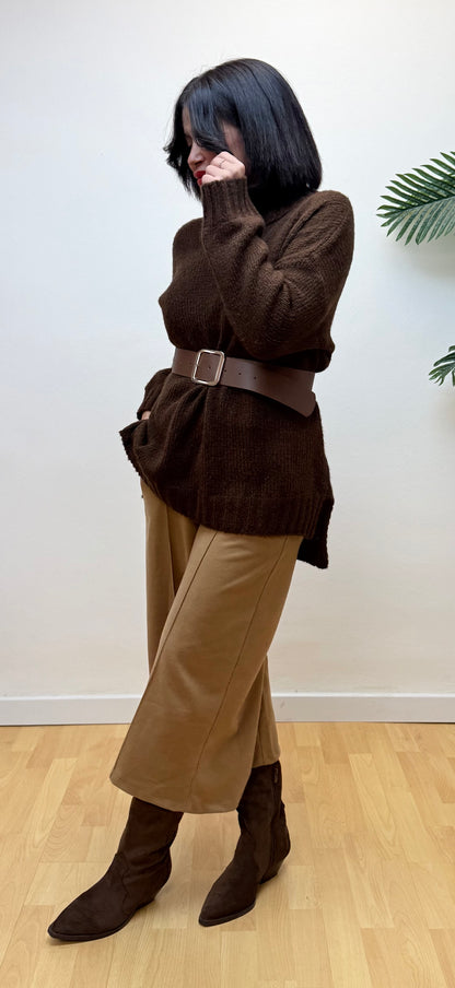 Bermudas camel aterciopelas Mar