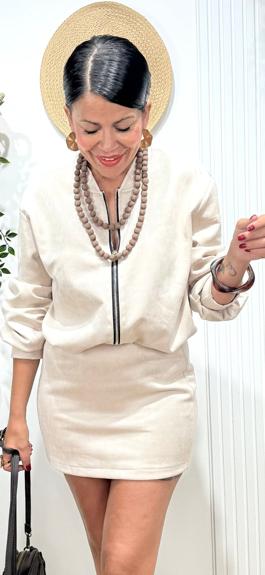 Conjunto beige Sena
