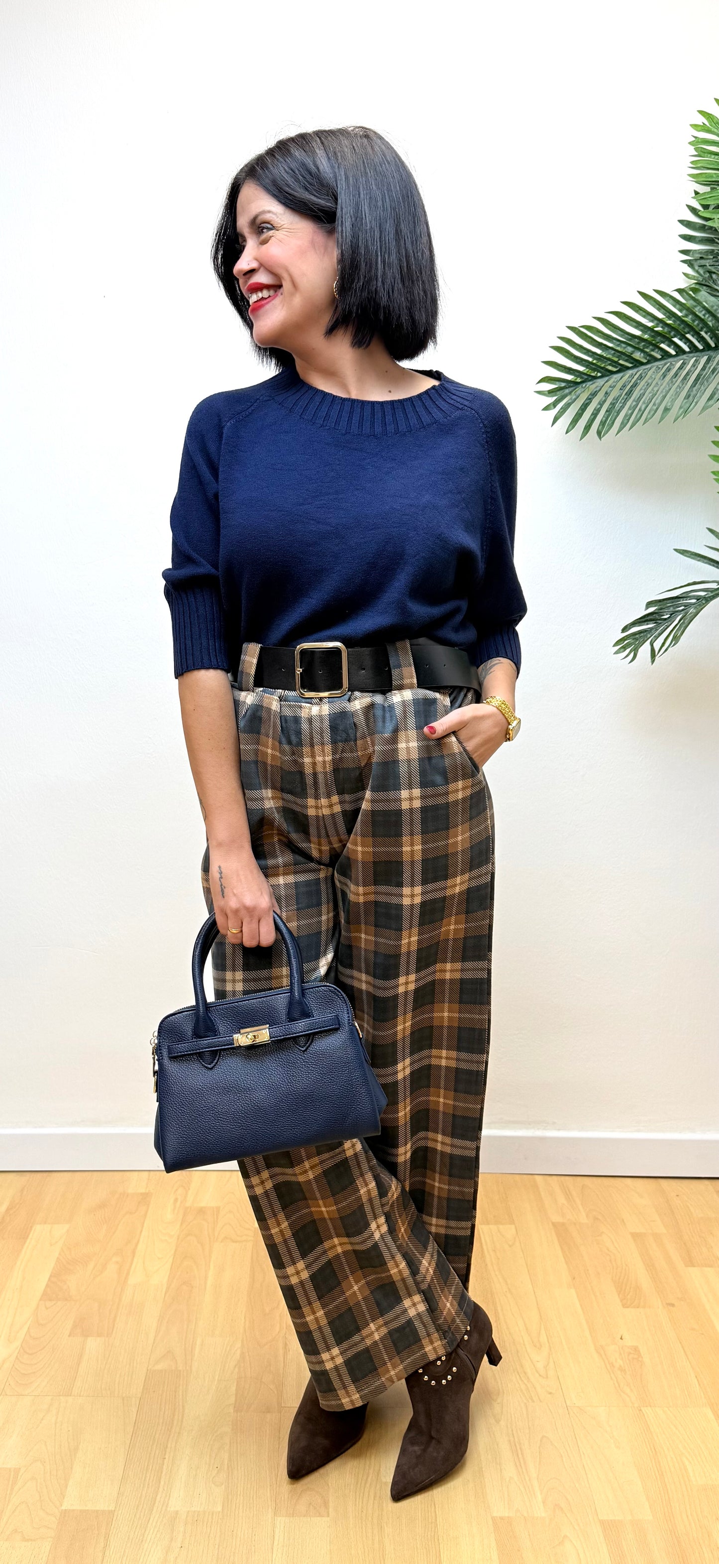 Bolso Lesly  azul marino