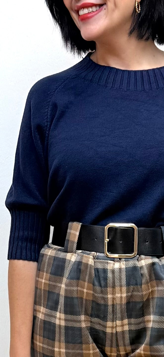 Pantalón cuadros camel Shopie