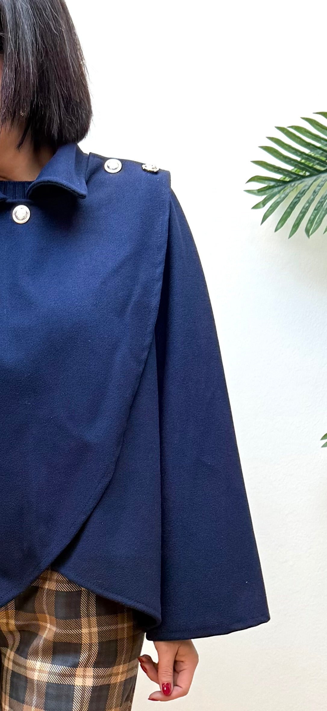 Capa Sabrina azul marino