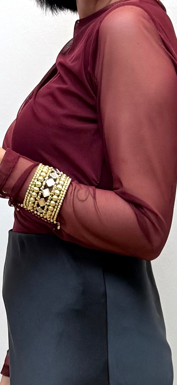 Body Burdeos Natacha