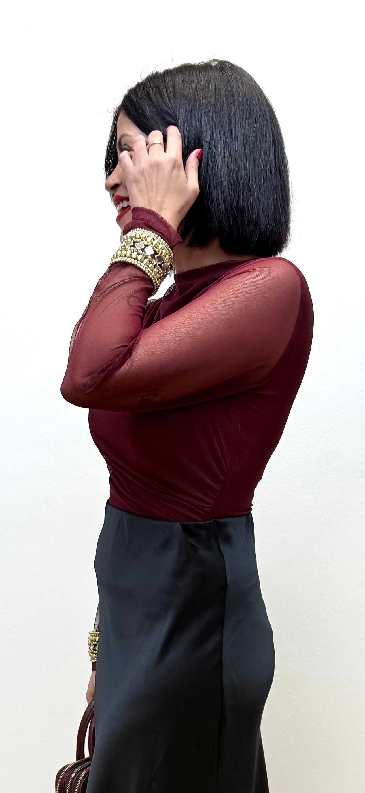 Body Burdeos Natacha