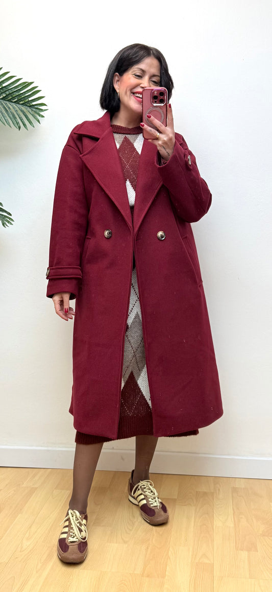 Abrigo Burdeos Alma