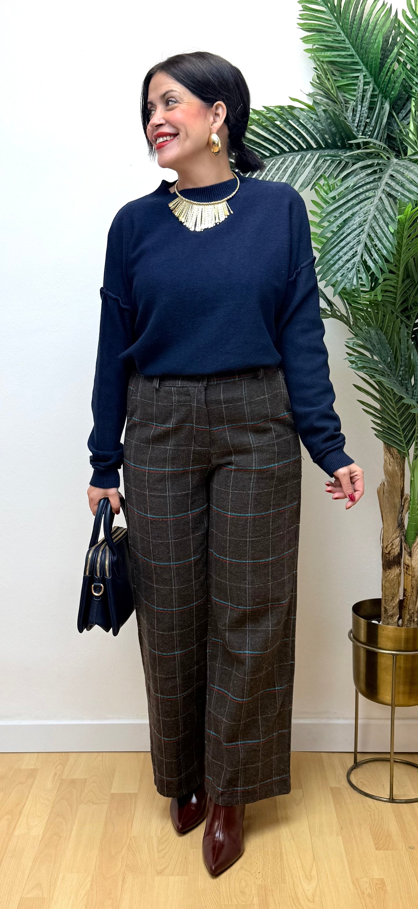 Pantalón cuadros Gala