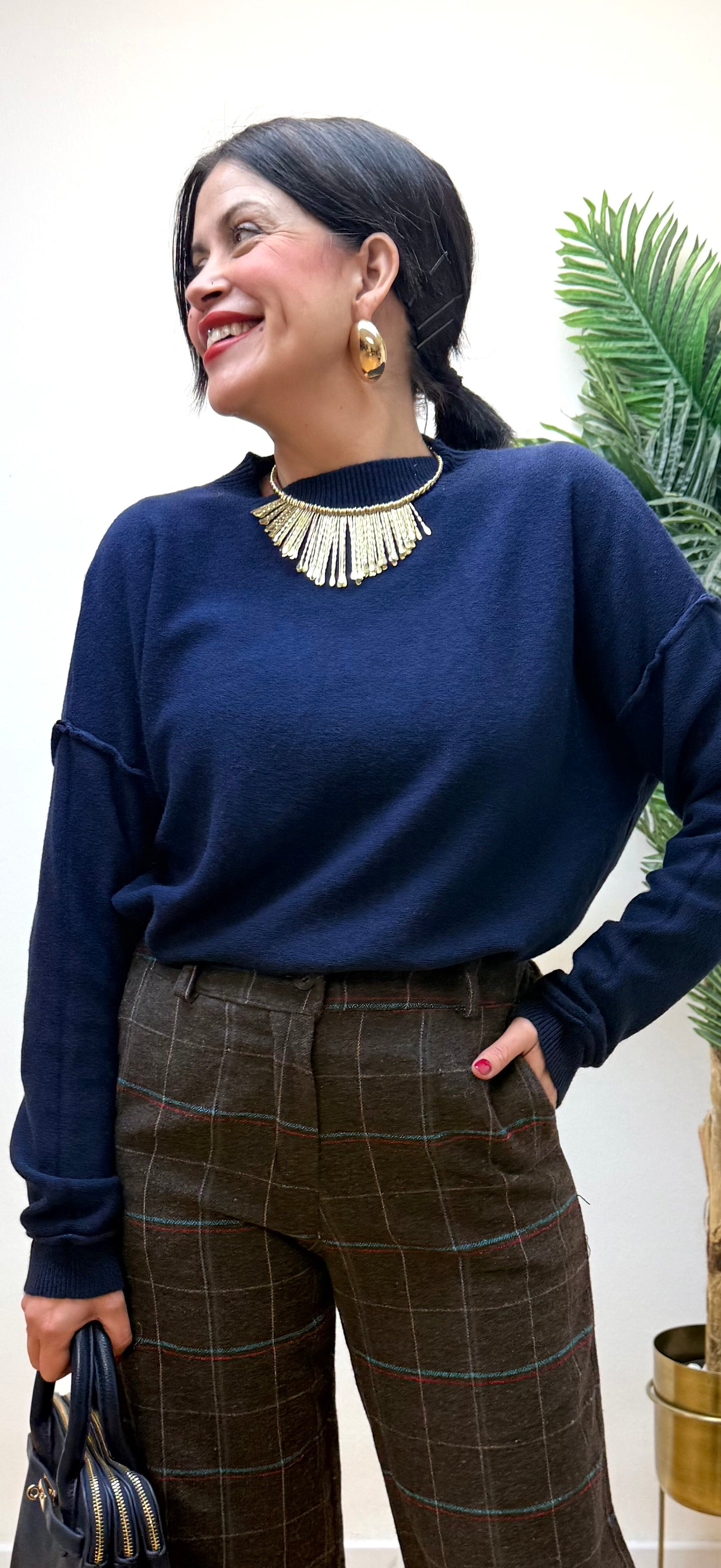 Jersey azul marino Viviana