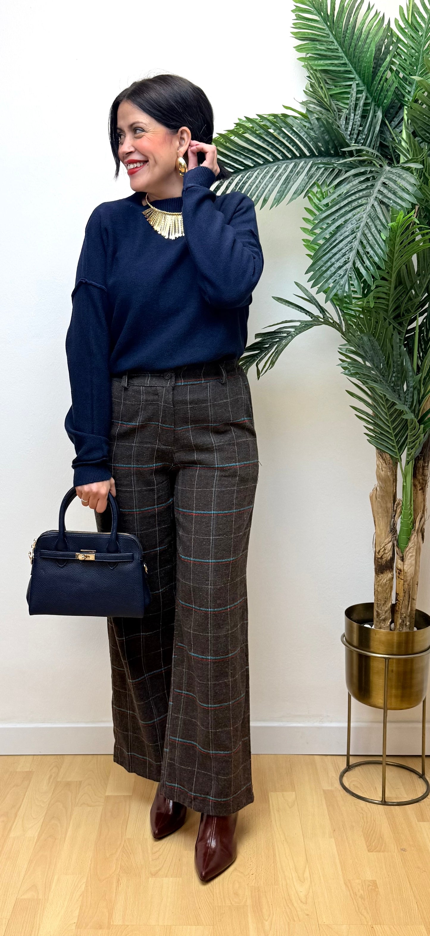 Pantalón cuadros Gala