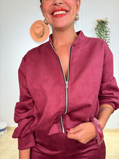 Conjunto burdeos  Sena