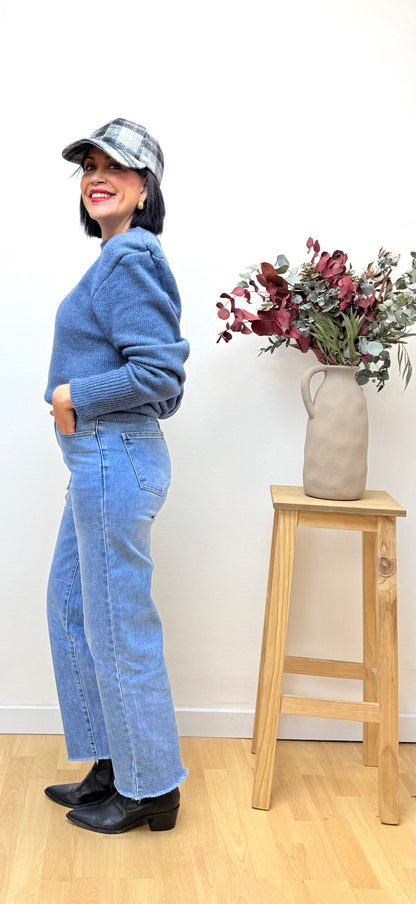 Jersey Hombreras Azul vaquero