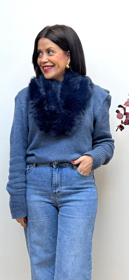 Jersey Hombreras Azul vaquero