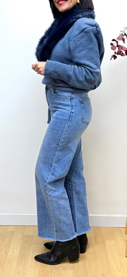 Jersey Hombreras Azul vaquero