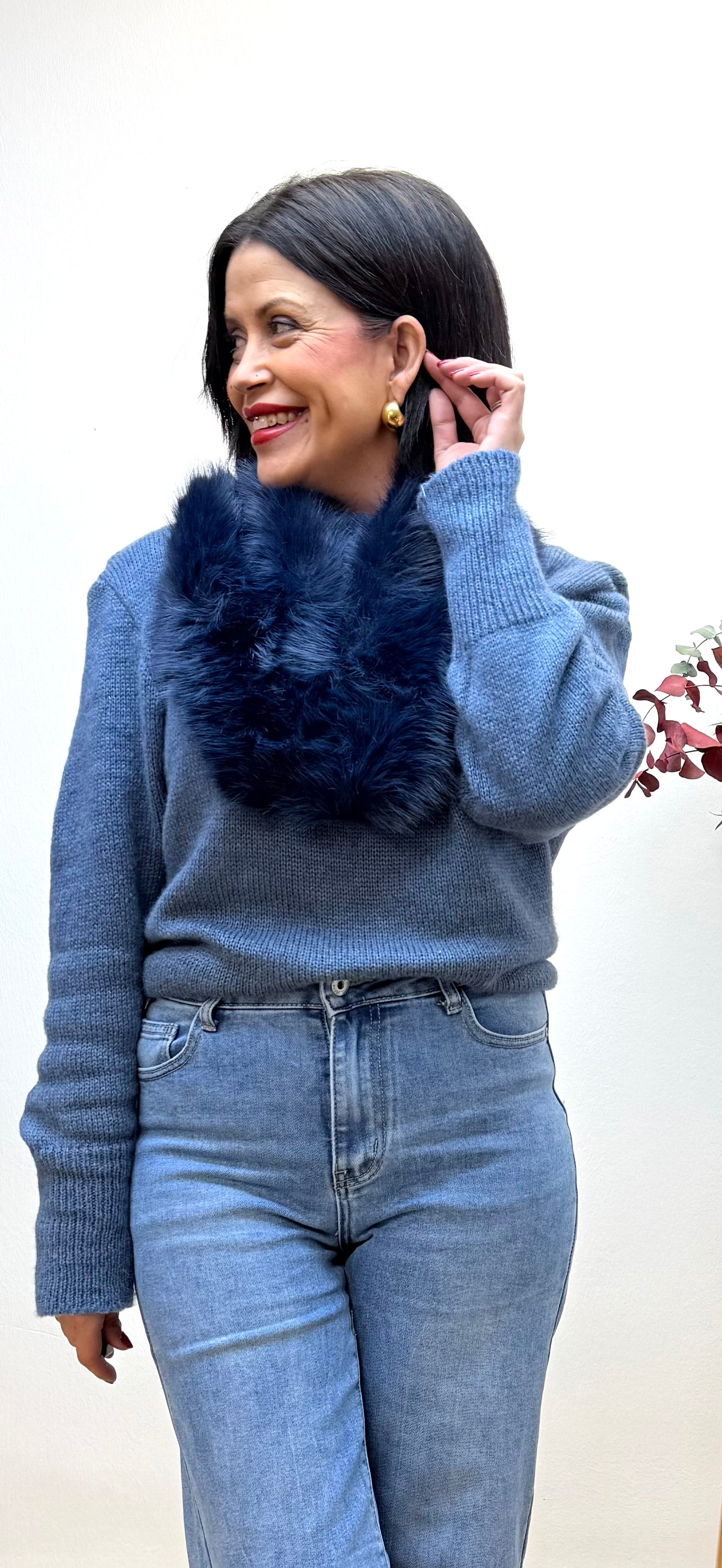 Jersey Hombreras Azul vaquero