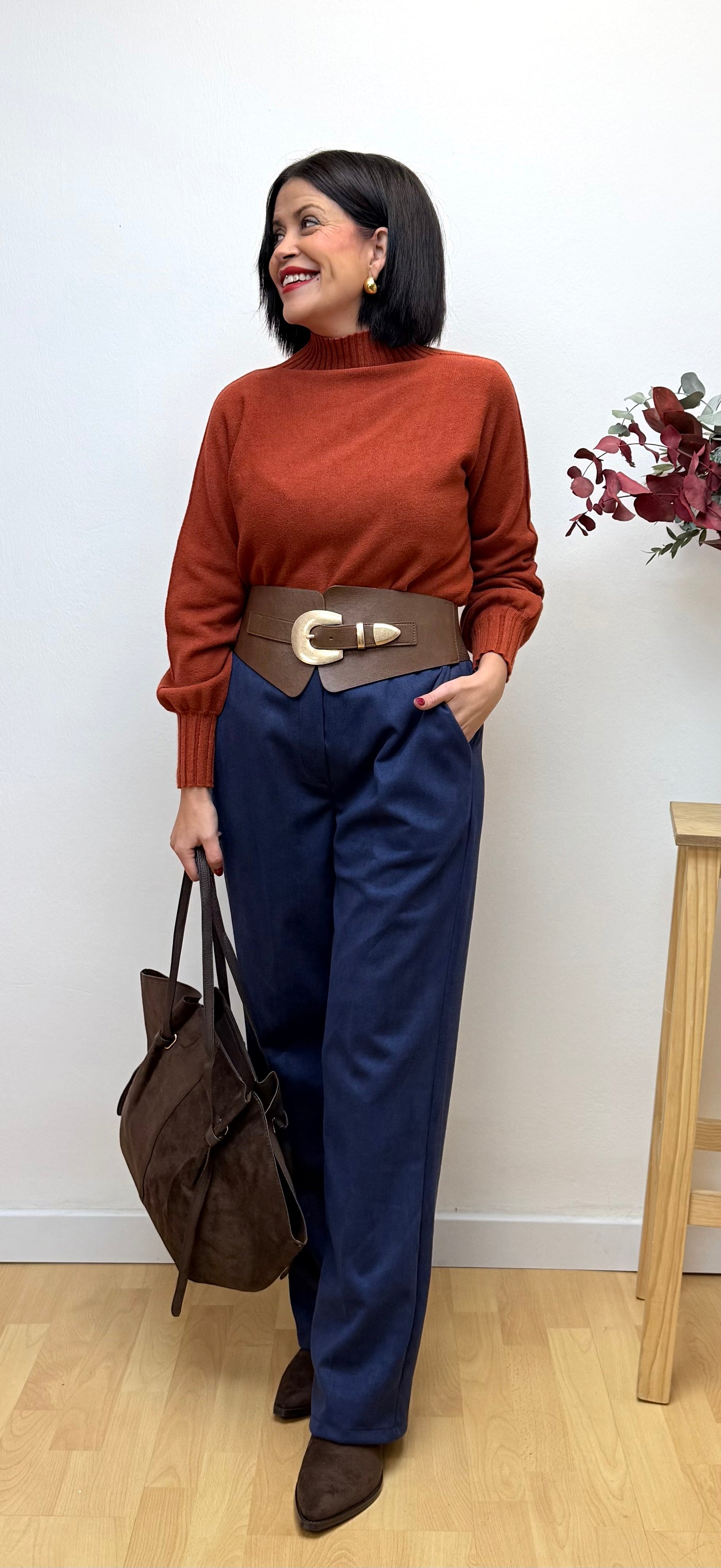 Pantalón Elisa azul marino