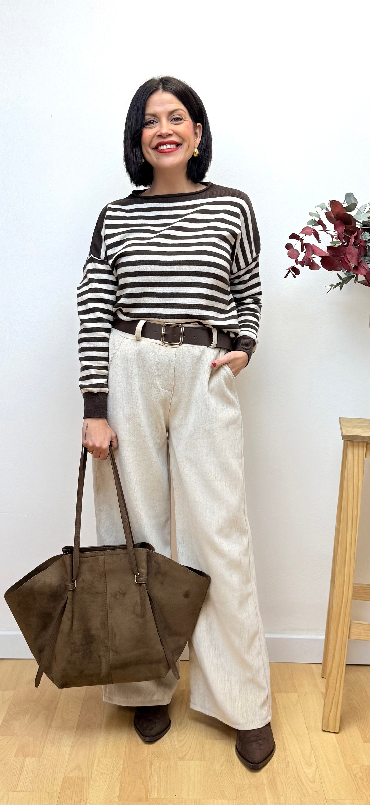 Pantalón Michaella crudo