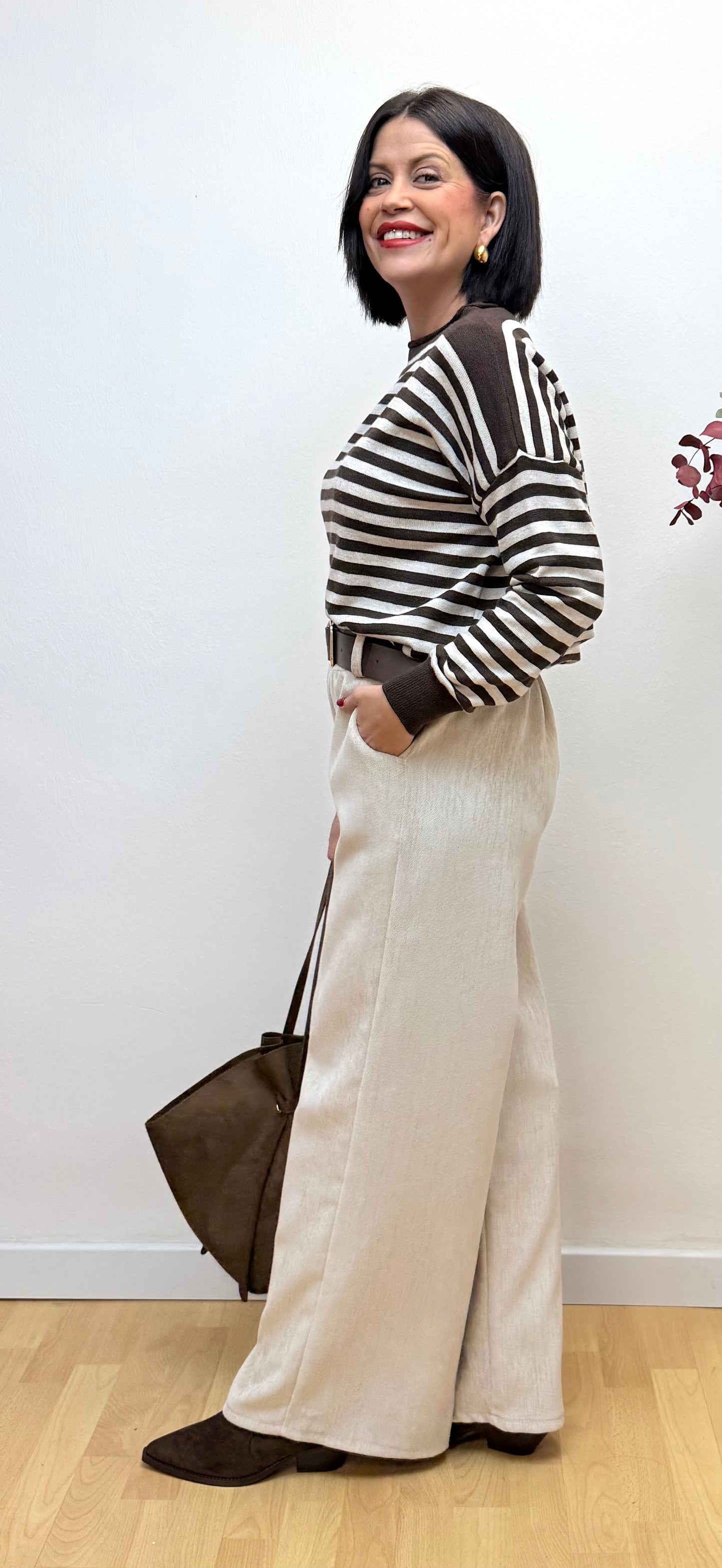 Pantalón Michaella crudo