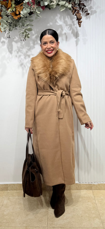 Abrigo Cristina Camel
