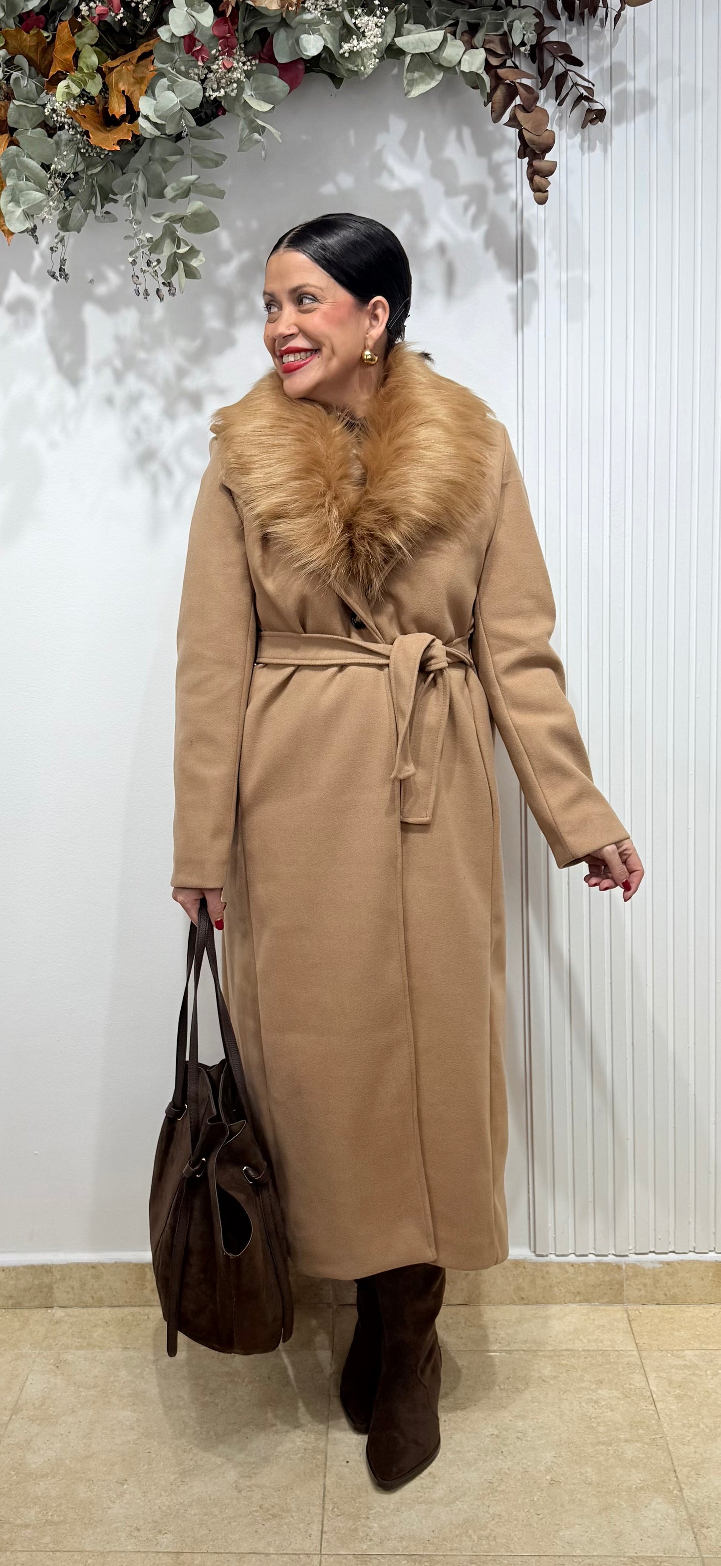 Abrigo Cristina Camel