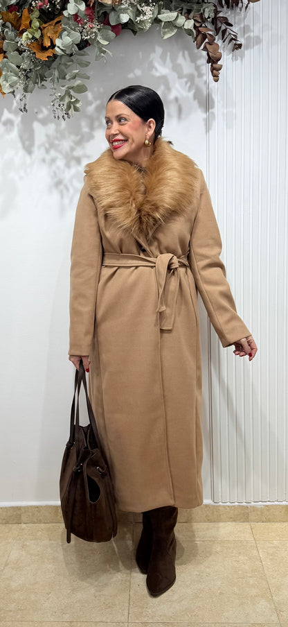 Abrigo Cristina Camel