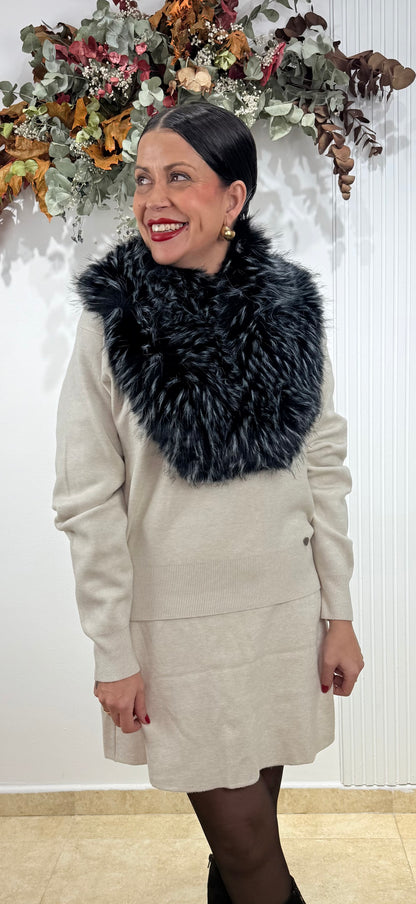 Conjunto punto beige