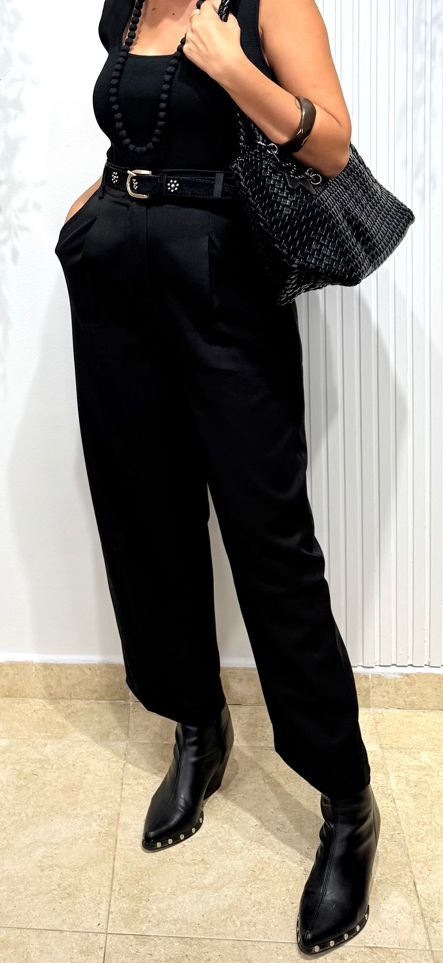 Pantalón vestir negro