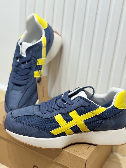 Deportivas Cocco Azul-Amarillo