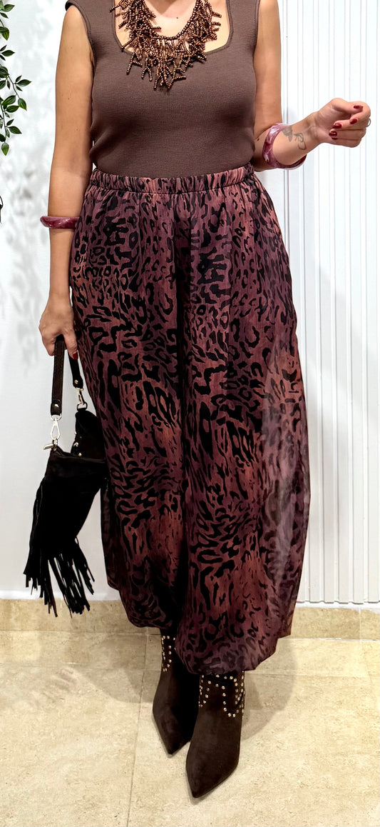 Pantalón Ballon print