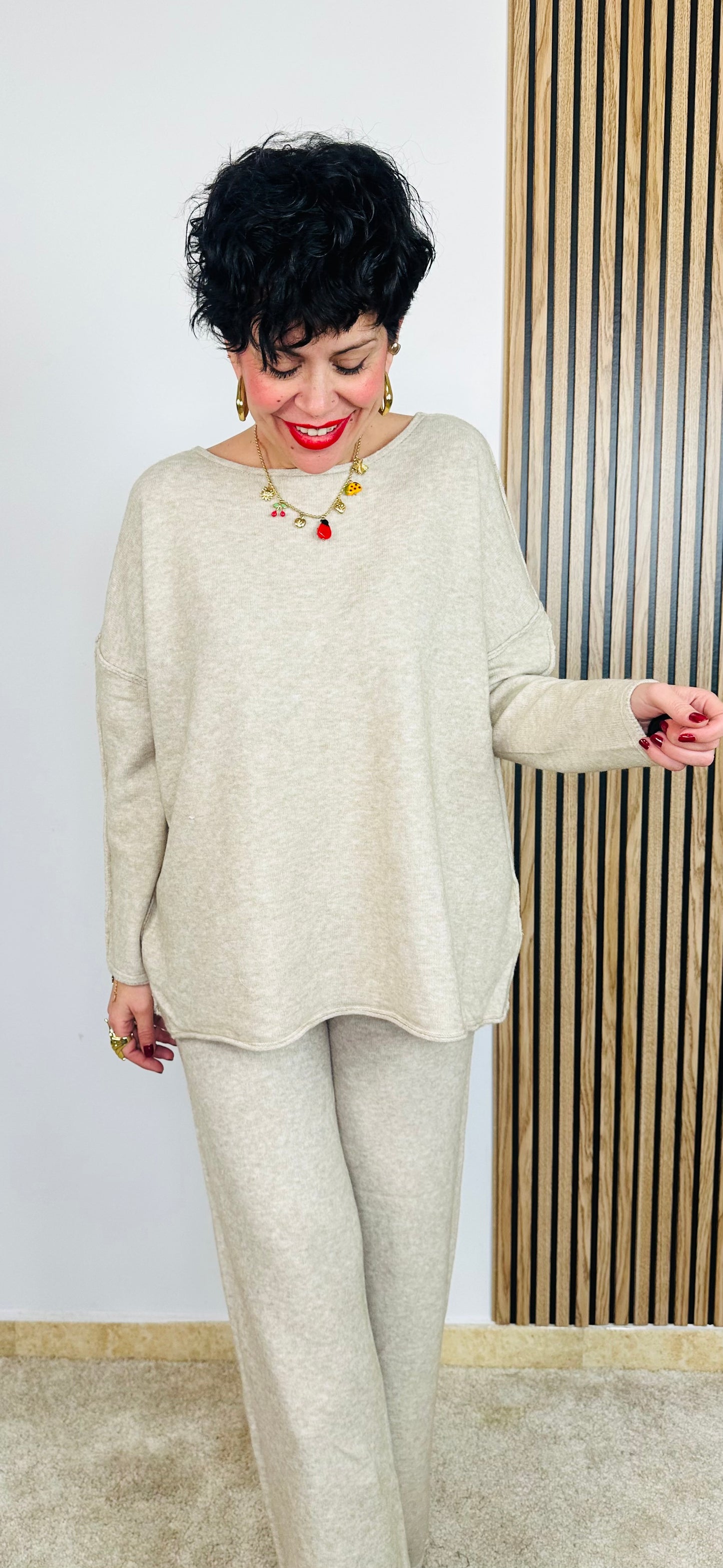 Conjunto beige