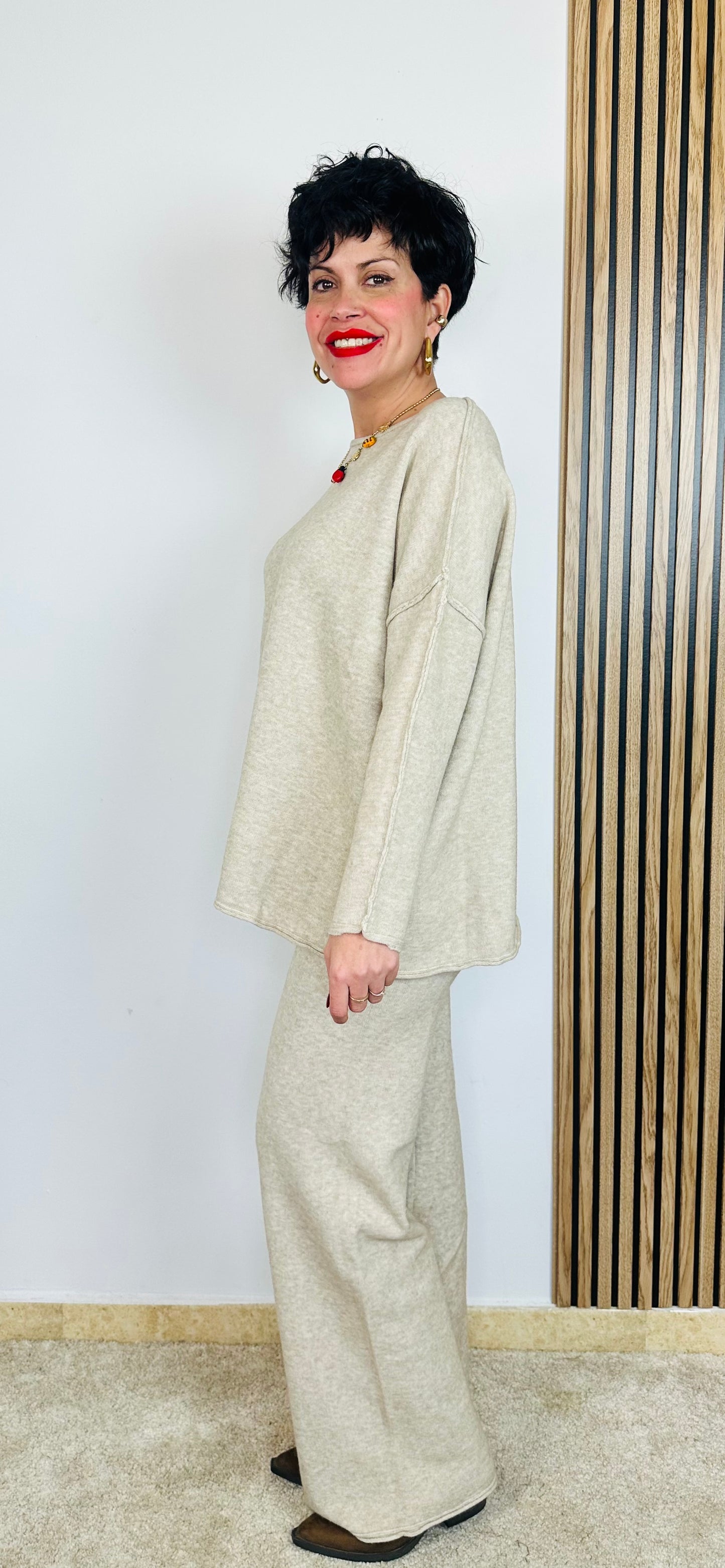 Conjunto beige