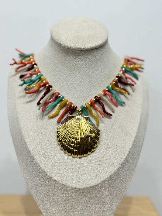 Collar concha colorinchis