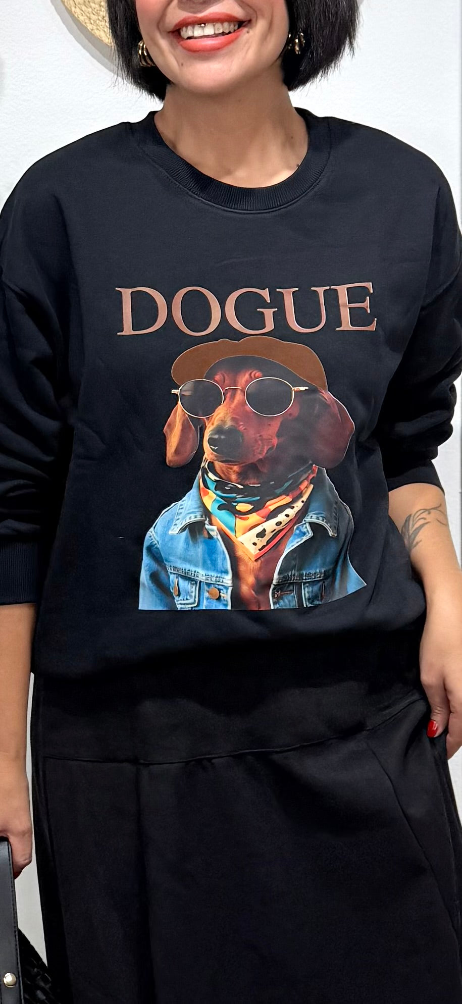 Sudadera Dog negra