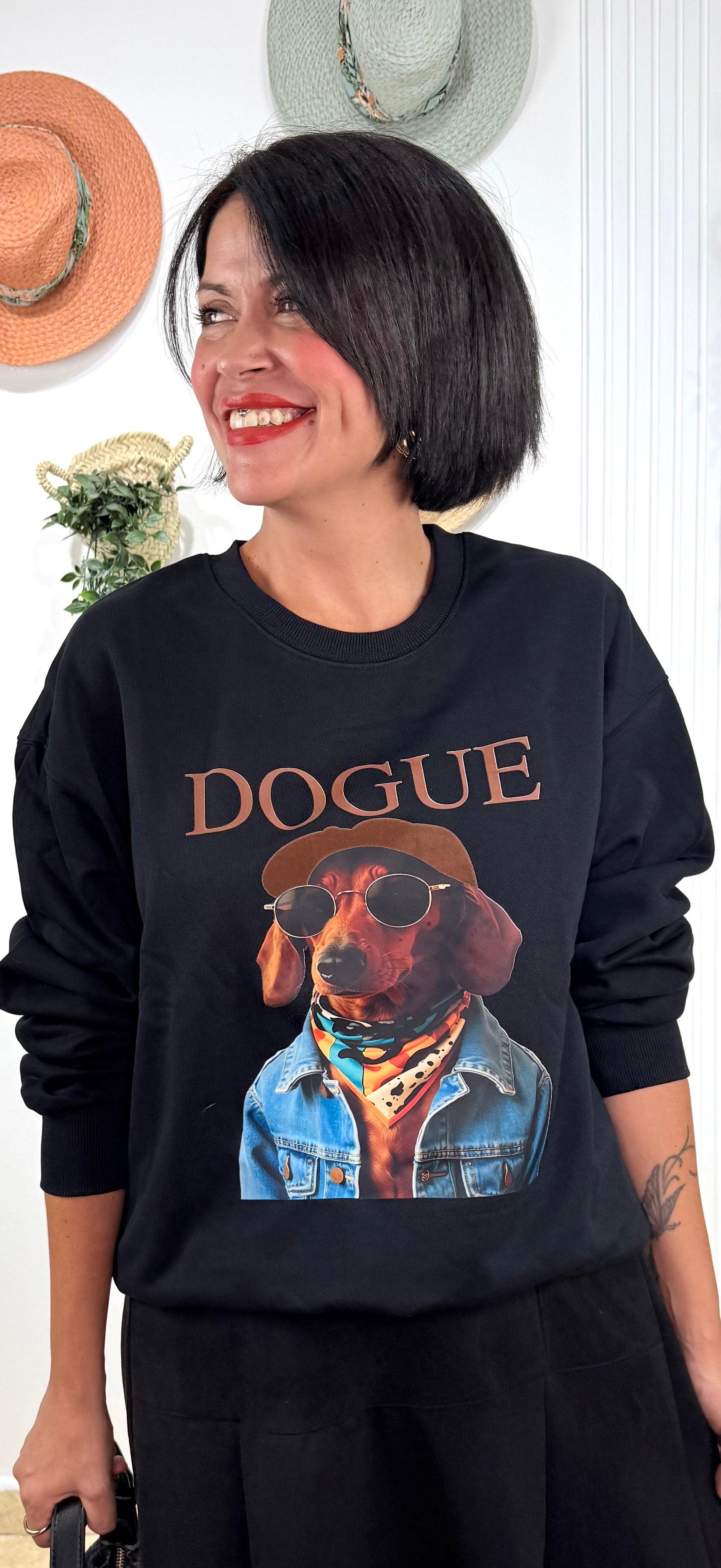 Sudadera Dog negra